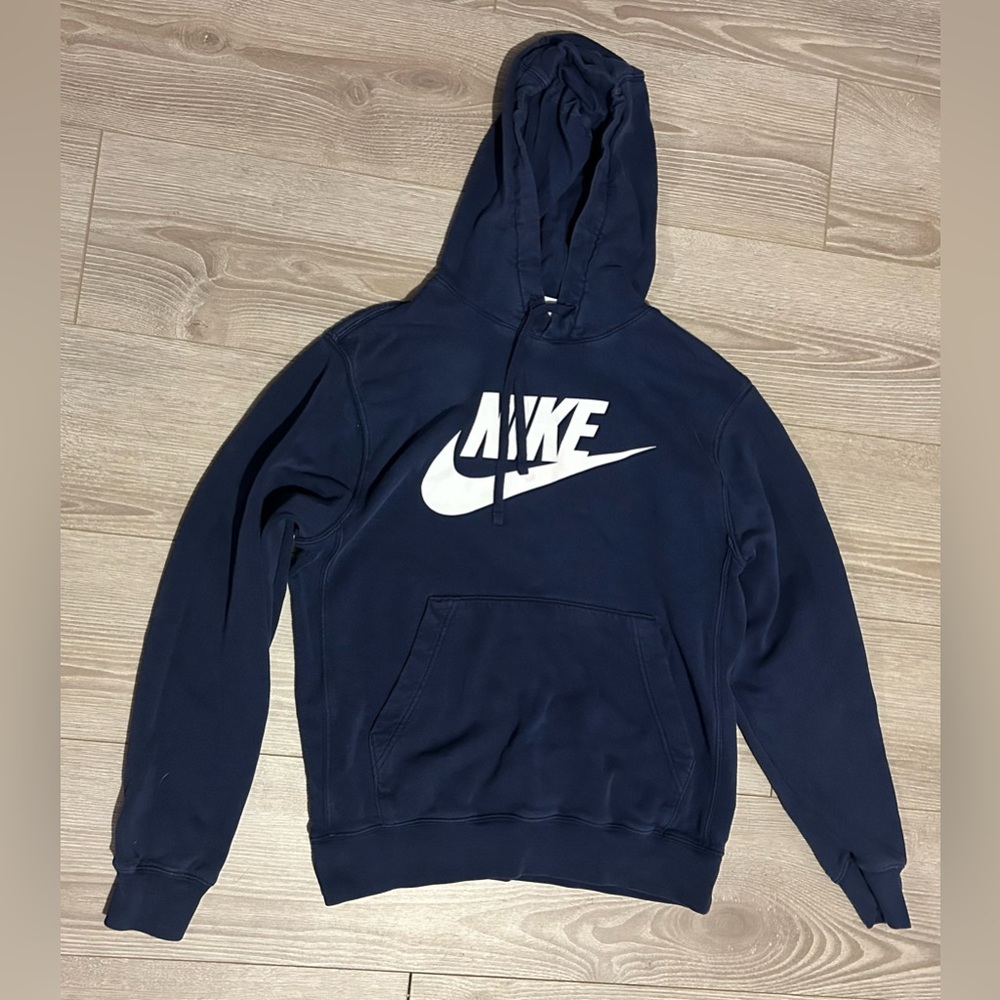 blue nike hoodie